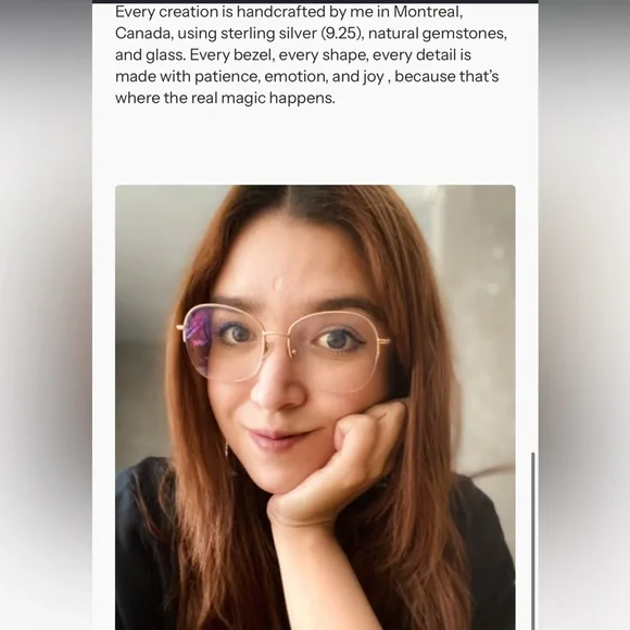 Gabriela Sierra Silver Earrings with Cotton Candy Agate - Picture 3 of 4